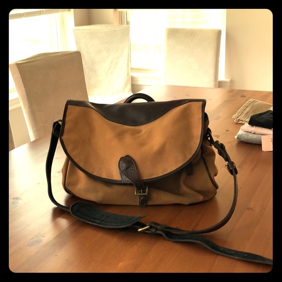 Eddie Bauer Canvas Messenger Bag 